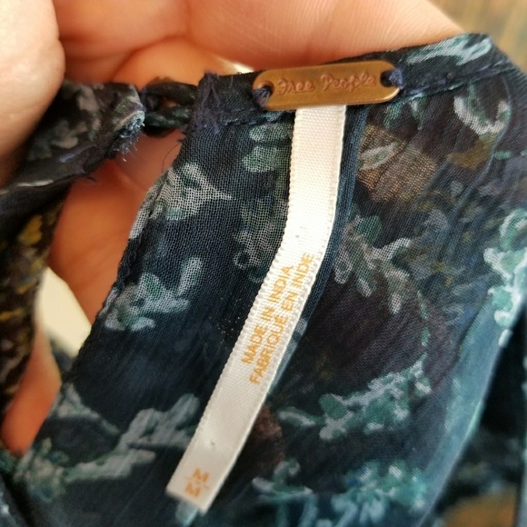 Free People Ruffled Floral Tank!. - Picture 4 of 4